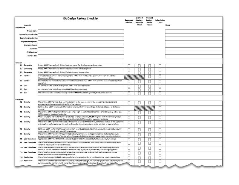Application Architecture Checklist Thumbnail for Download